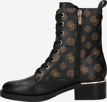 GUESS Lace-Up Ankle Boots 'Taelin' in Brown