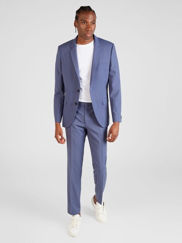 HUGO Slim fit Suit 'Arti/Hesten' in Blue