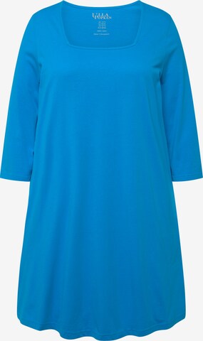 T-shirt Ulla Popken en bleu : devant