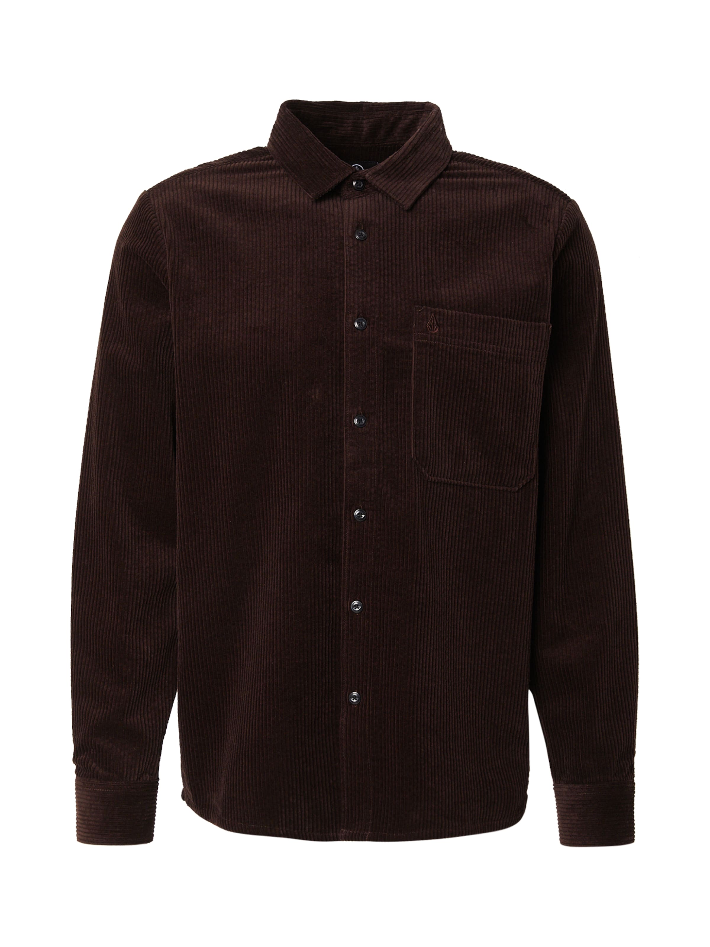 Volcom Regular fit Πουκάμισο 'FOSTERED' σε καφέ: μπροστά