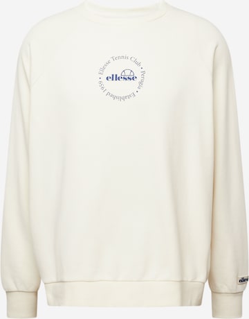 ELLESSE Sweatshirt 'Voliero' in White: front