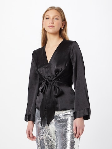 River Island Blouse in Zwart: voorkant