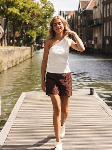 Looxs Revolution Top‌‌‌ in Weiß: Vorderseite