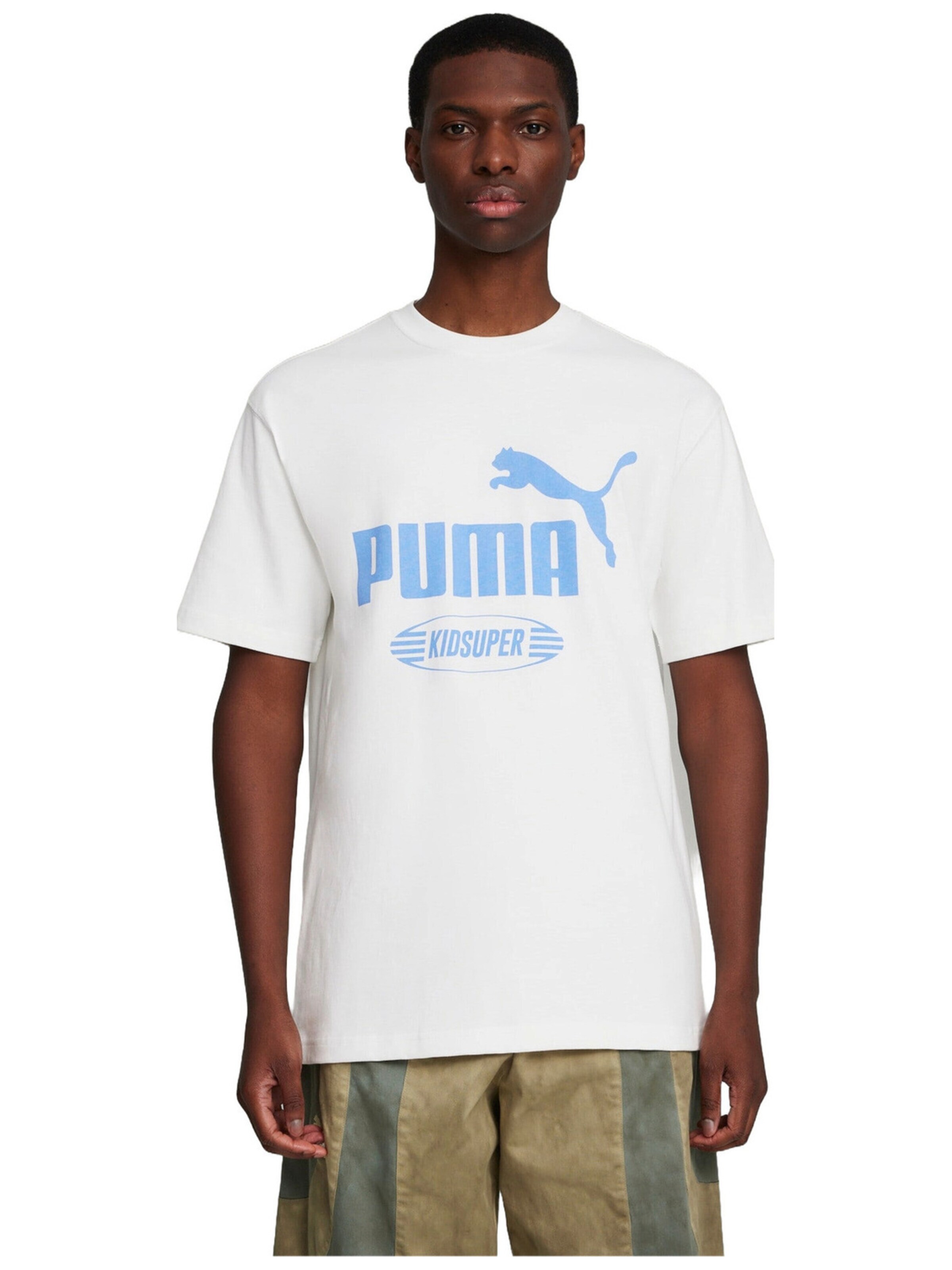 Maglietta 'Puma X Kidsuper Graphic Tee' in M PUMA di colore bianco, Visualizzazione prodotti
