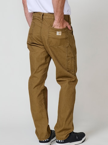 Regular Pantalon cargo KOROSHI en marron