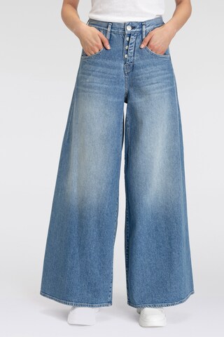 Herrlicher Wide Leg Jeans in Blau: Vorderseite