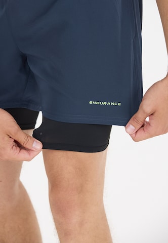 ENDURANCE Regular Sportbroek 'Kros' in Blauw