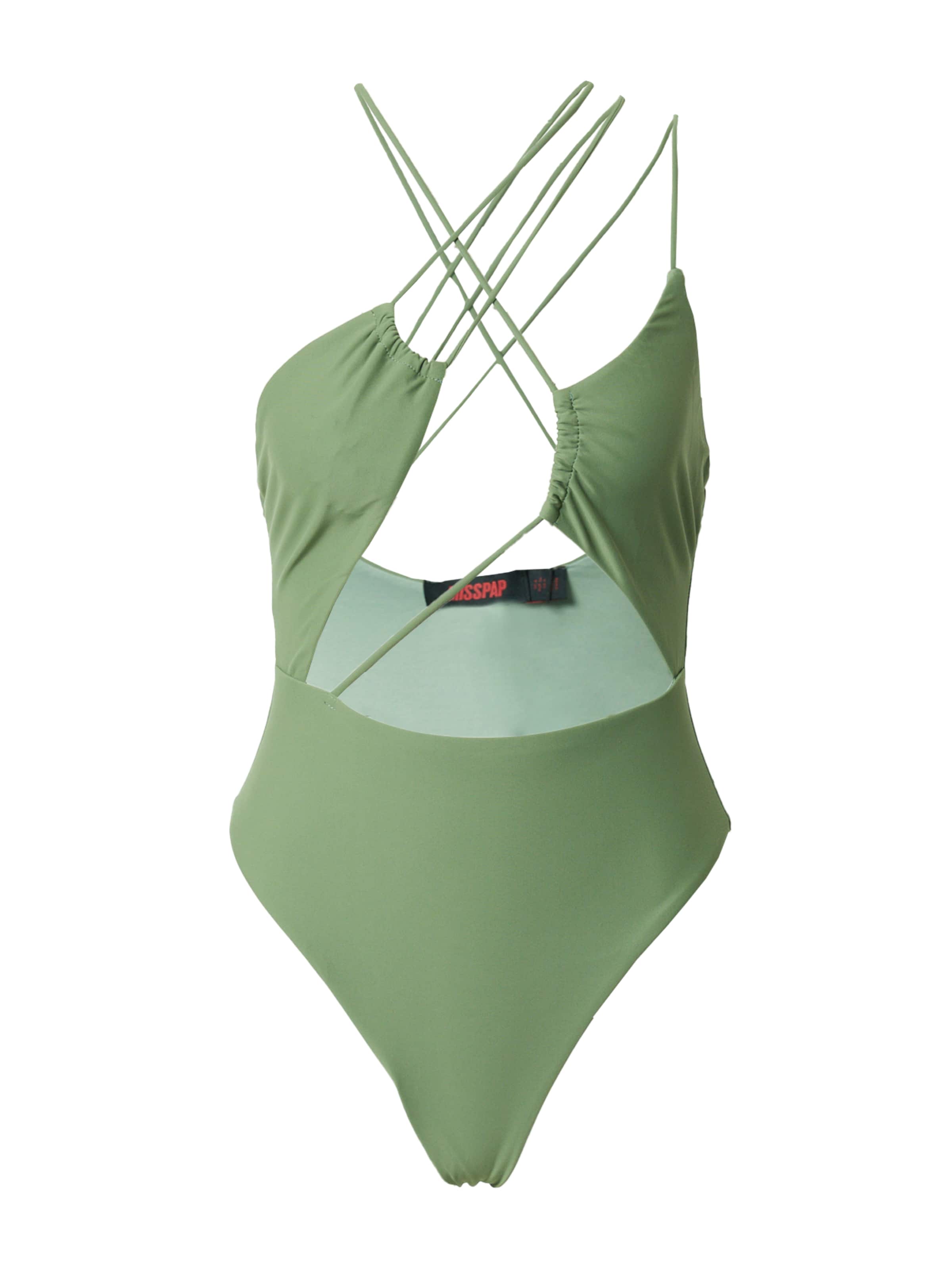 Costum de baie întreg Misspap pe verde deschis, Vizualizare produs