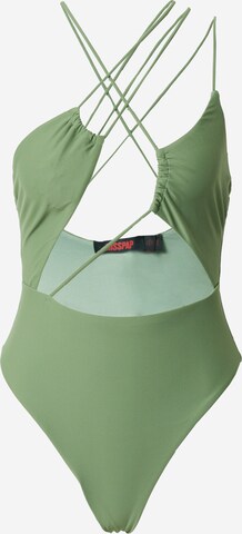 Maillot de bain Misspap en vert : devant