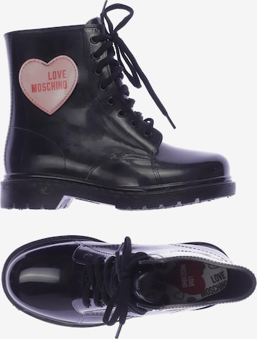 Love Moschino Dress Boots in 37 in Black: front
