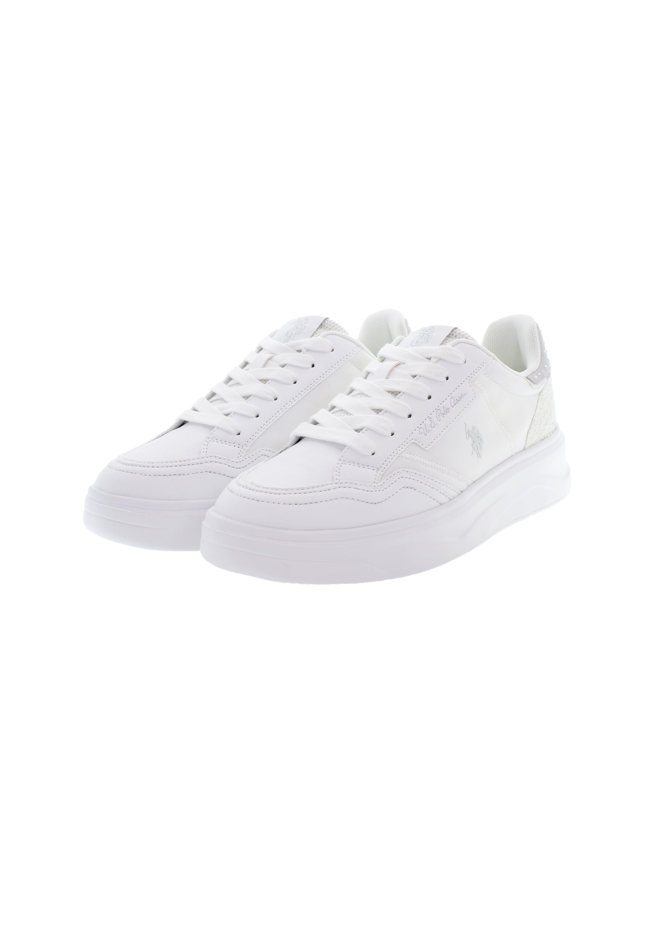 Baskets basses 'GINGER002W/5YT1' U.S. POLO ASSN. en blanc