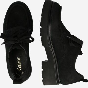 GABOR - Zapatos con cordón en negro