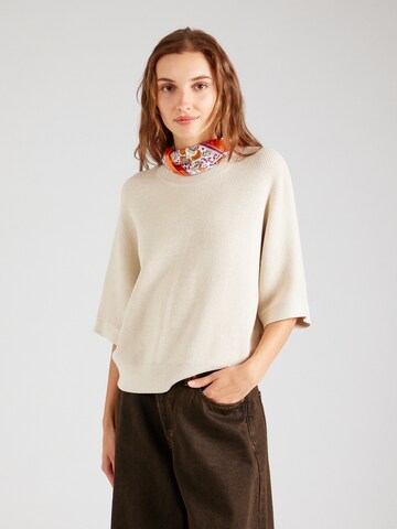 MSCH COPENHAGEN Pullover 'MSCHAmari' in Beige: Vorderseite