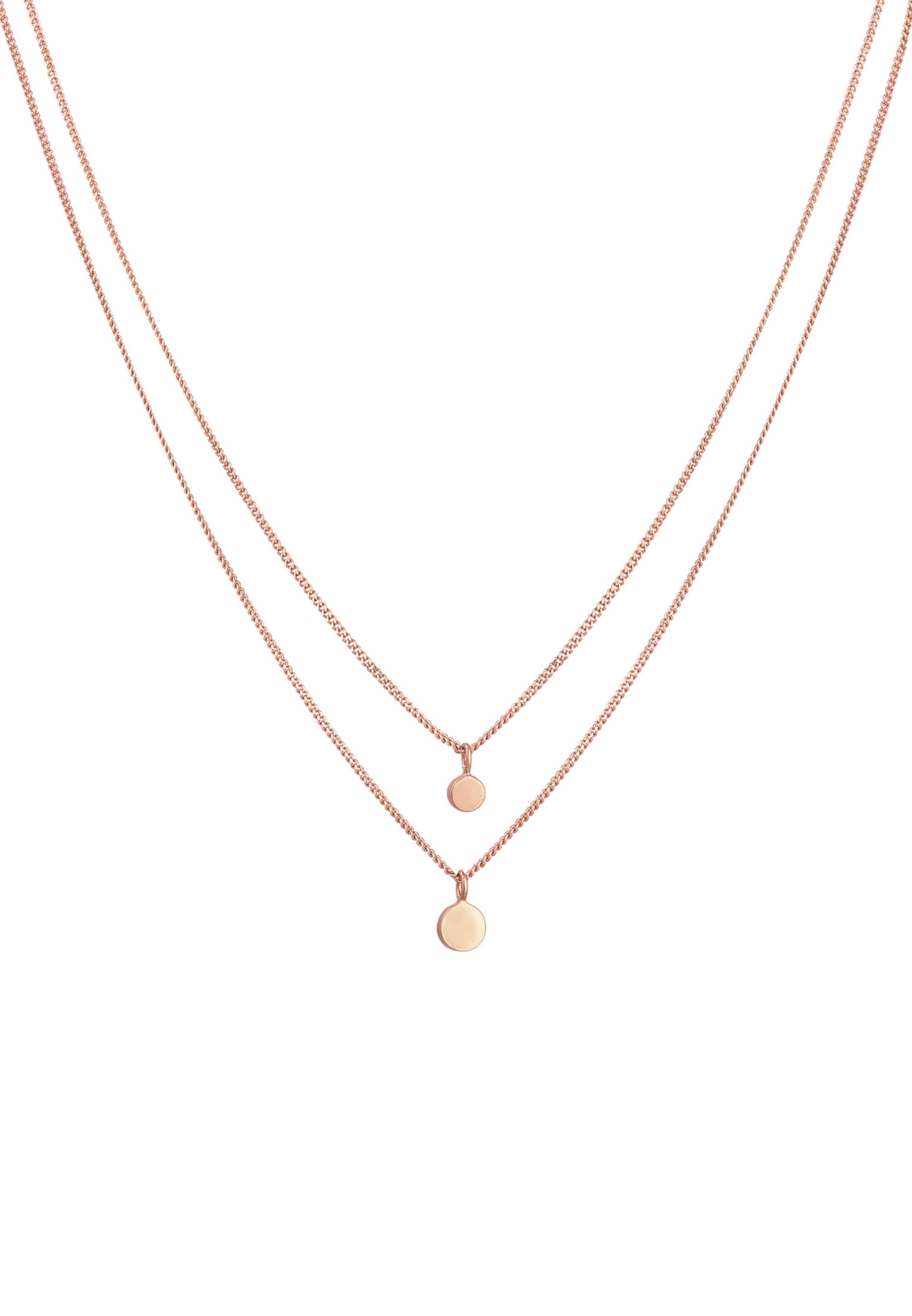 auksinė ELLI Grandinėlė 'Plättchen'