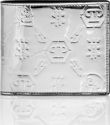 Philipp Plein Wallet in Silver: front
