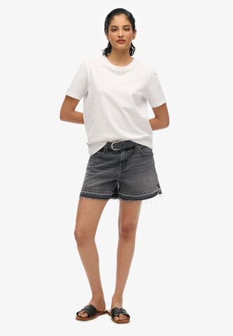 Loosefit Jean Superdry en noir : devant