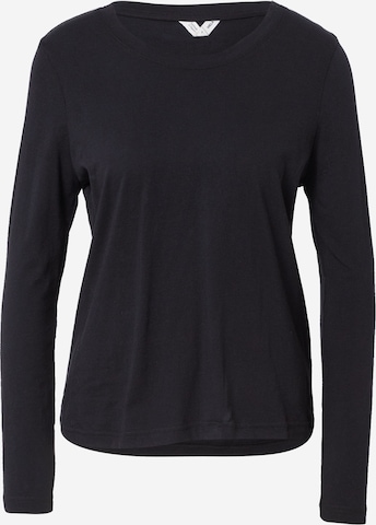 MELAWEAR Тениска 'REENA' в черно: отпред