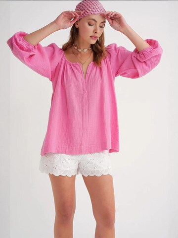 MixRay Blouse in Pink