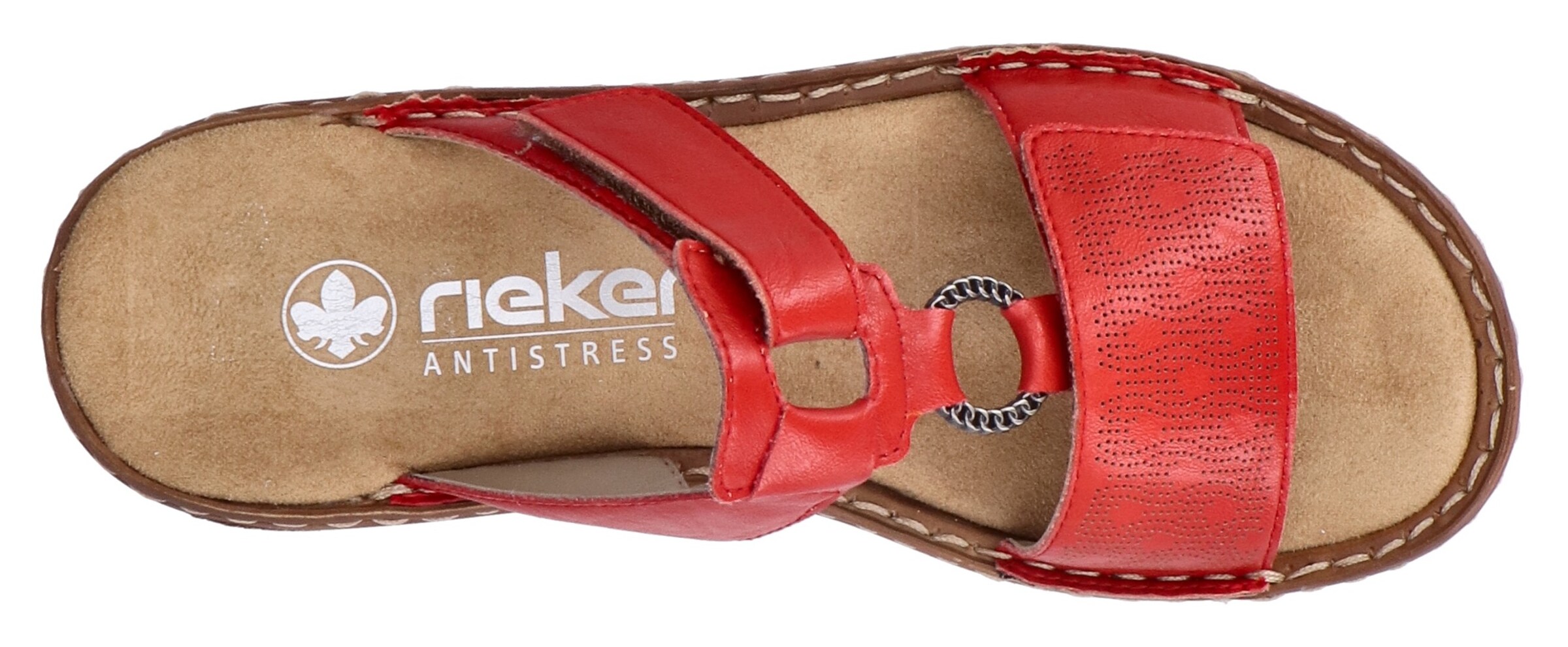 Rieker Mules in Red