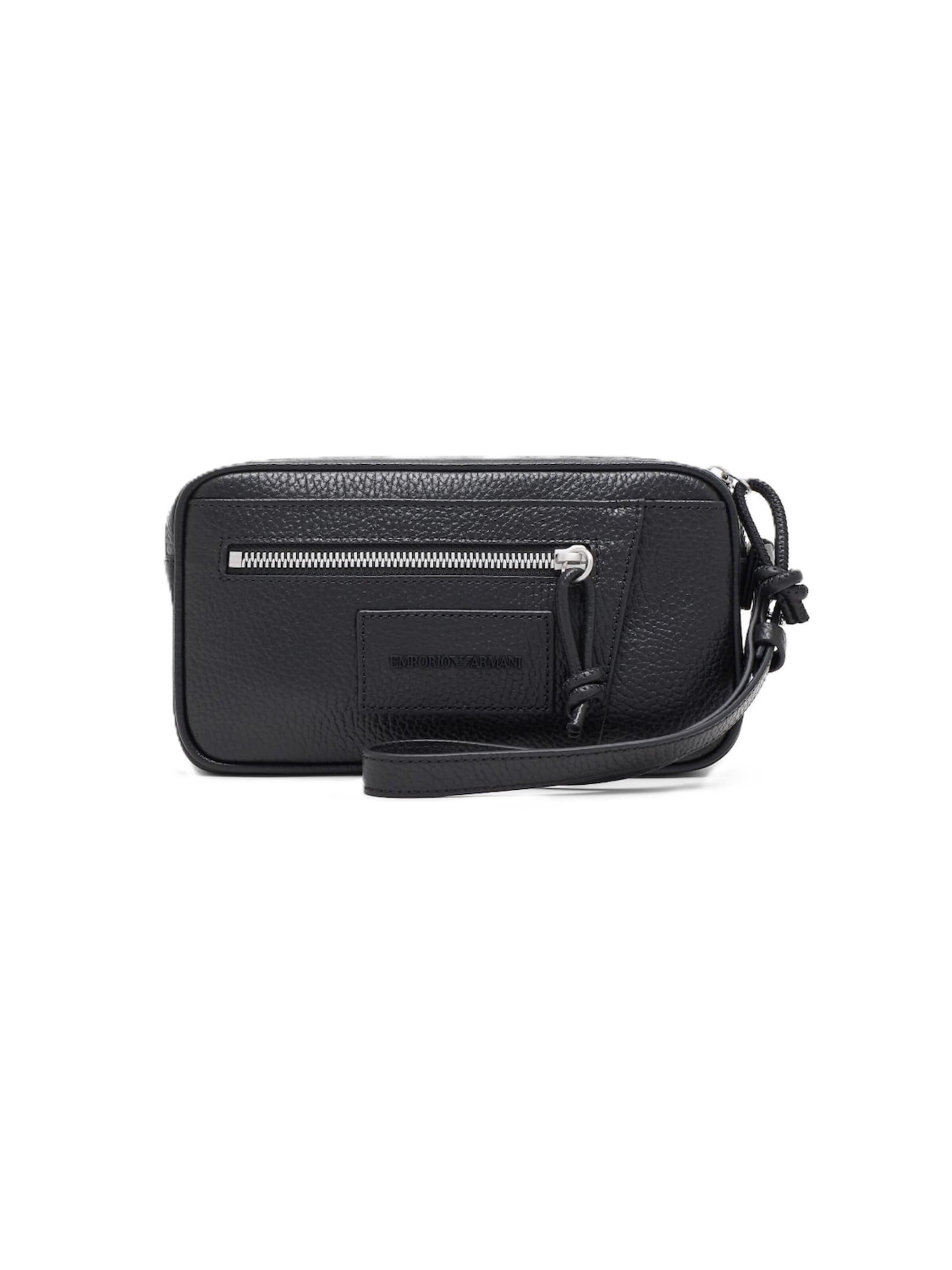 Emporio Armani Umhängetasche 'EM000955 AF13396'‌‌‌‌‌‌ in Schwarz: Vorderseite