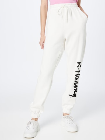 Effilé Pantalon Cotton On en blanc : devant