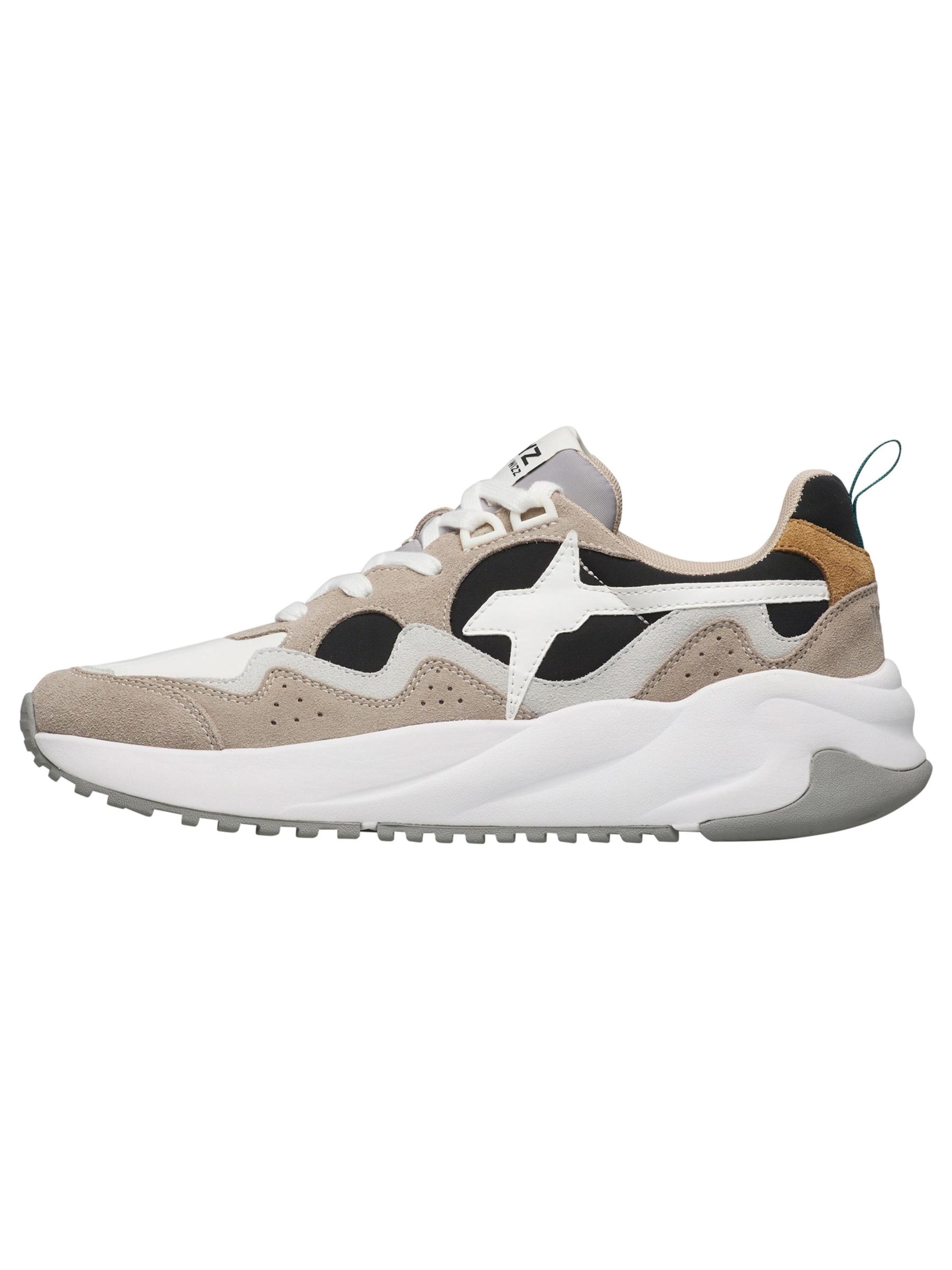 W6YZ Platform trainers 'FLIK-M.' in Grey: front