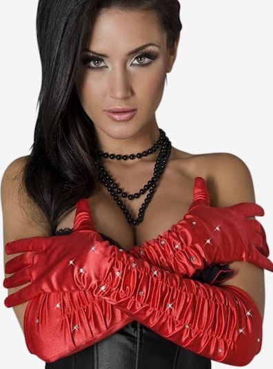 Chilirose Fingerhandschuhe 'Satin-Handschuhe CR3212' in rot, Produktansicht