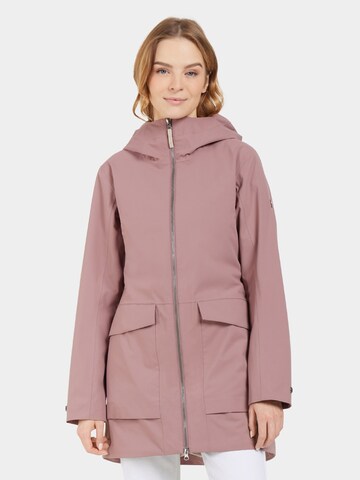 Didriksons Outdoor jacket in Pink: front