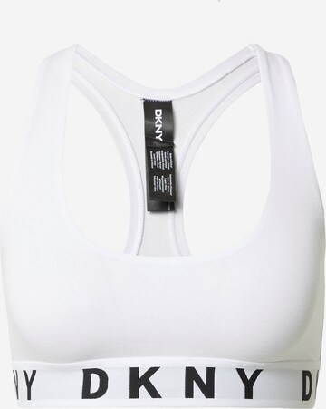 DKNY Intimates Bralette Bra in White: front