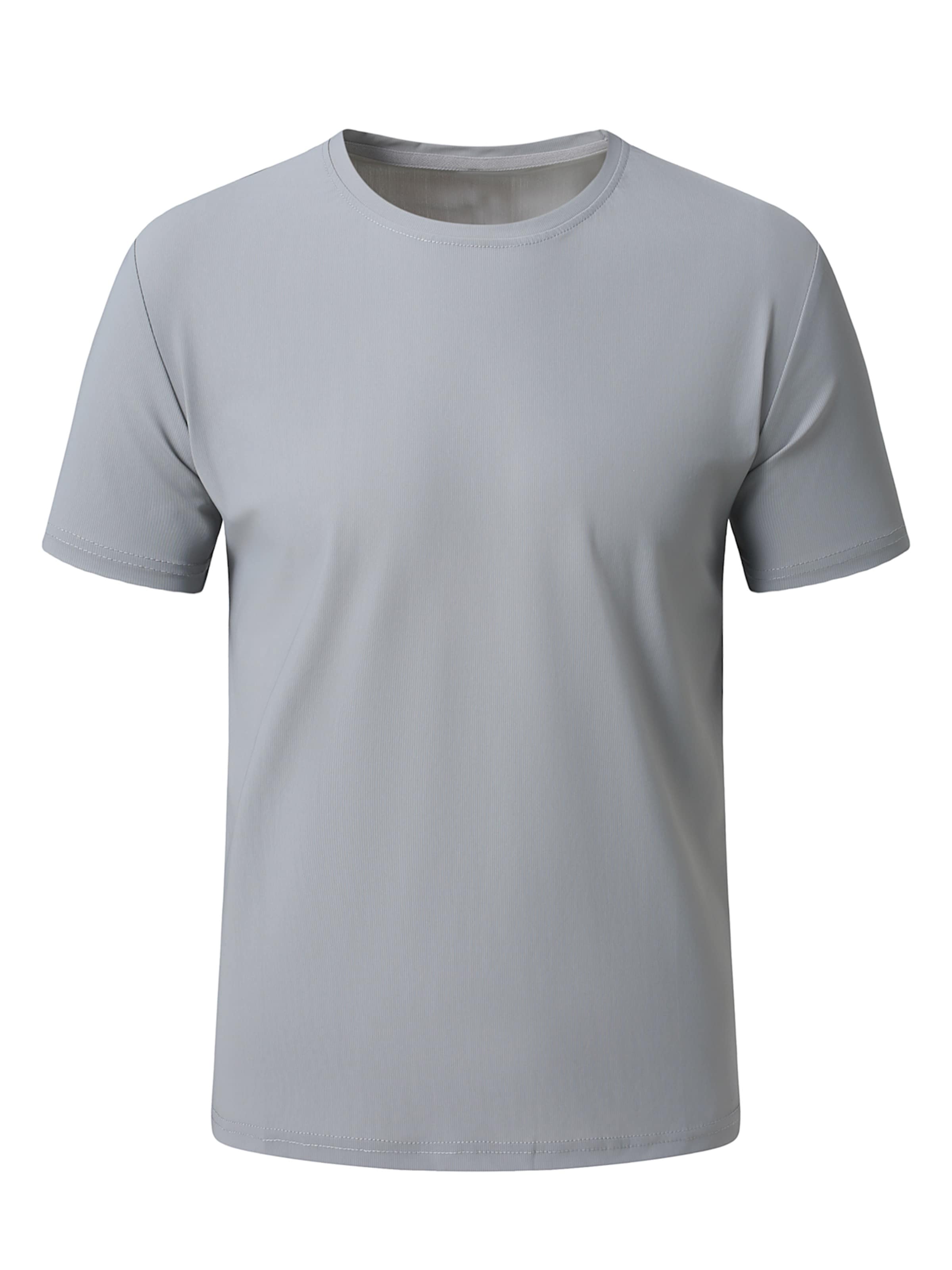 YOUTHUP Performance Shirt 'Hautluft' in Grey: front
