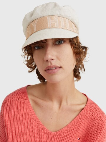 TOMMY HILFIGER Cap in Beige: front