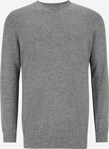 s.Oliver Men Big Sizes Sweater in Grey: front