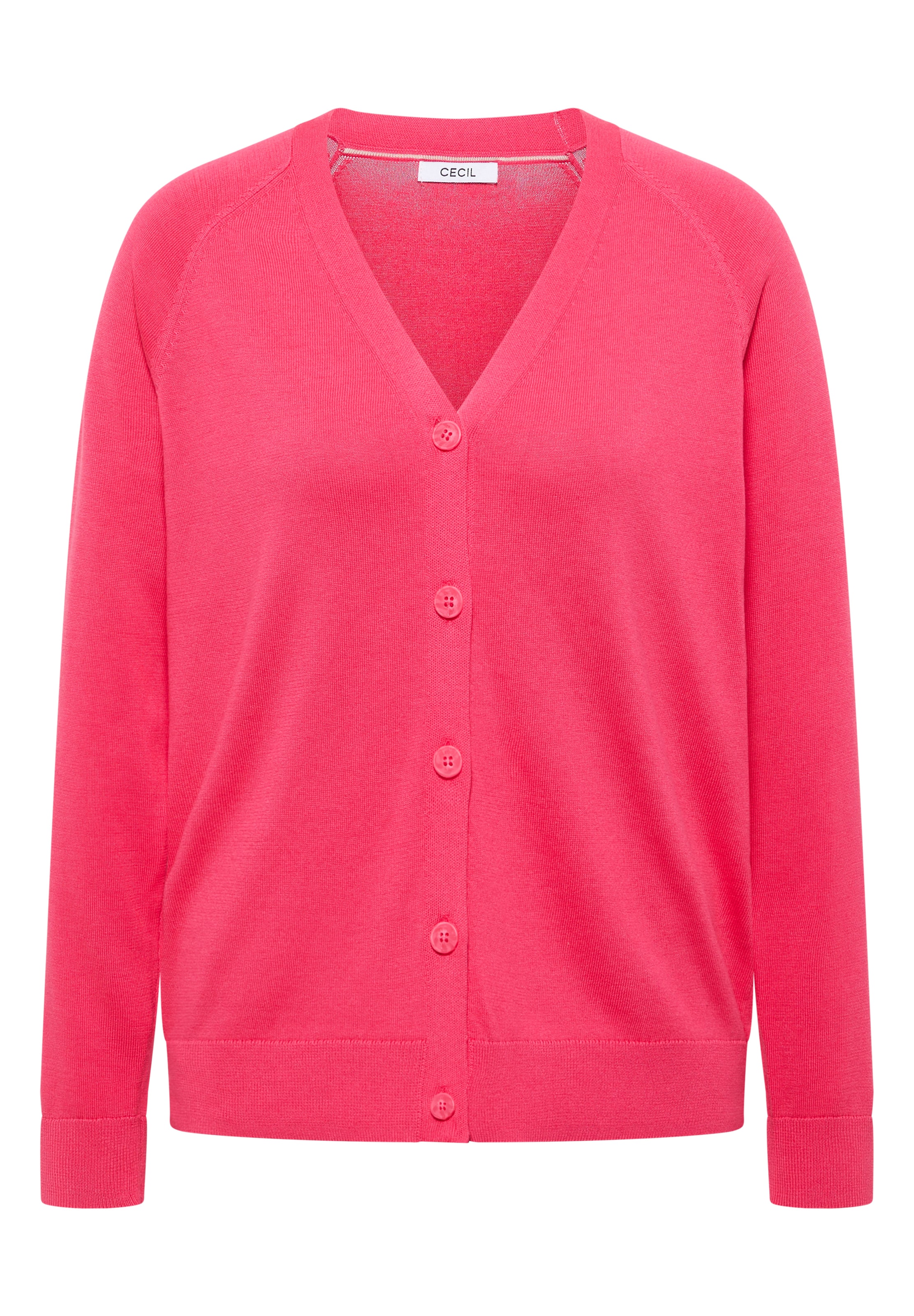 CECIL Knit Cardigan in Red: front