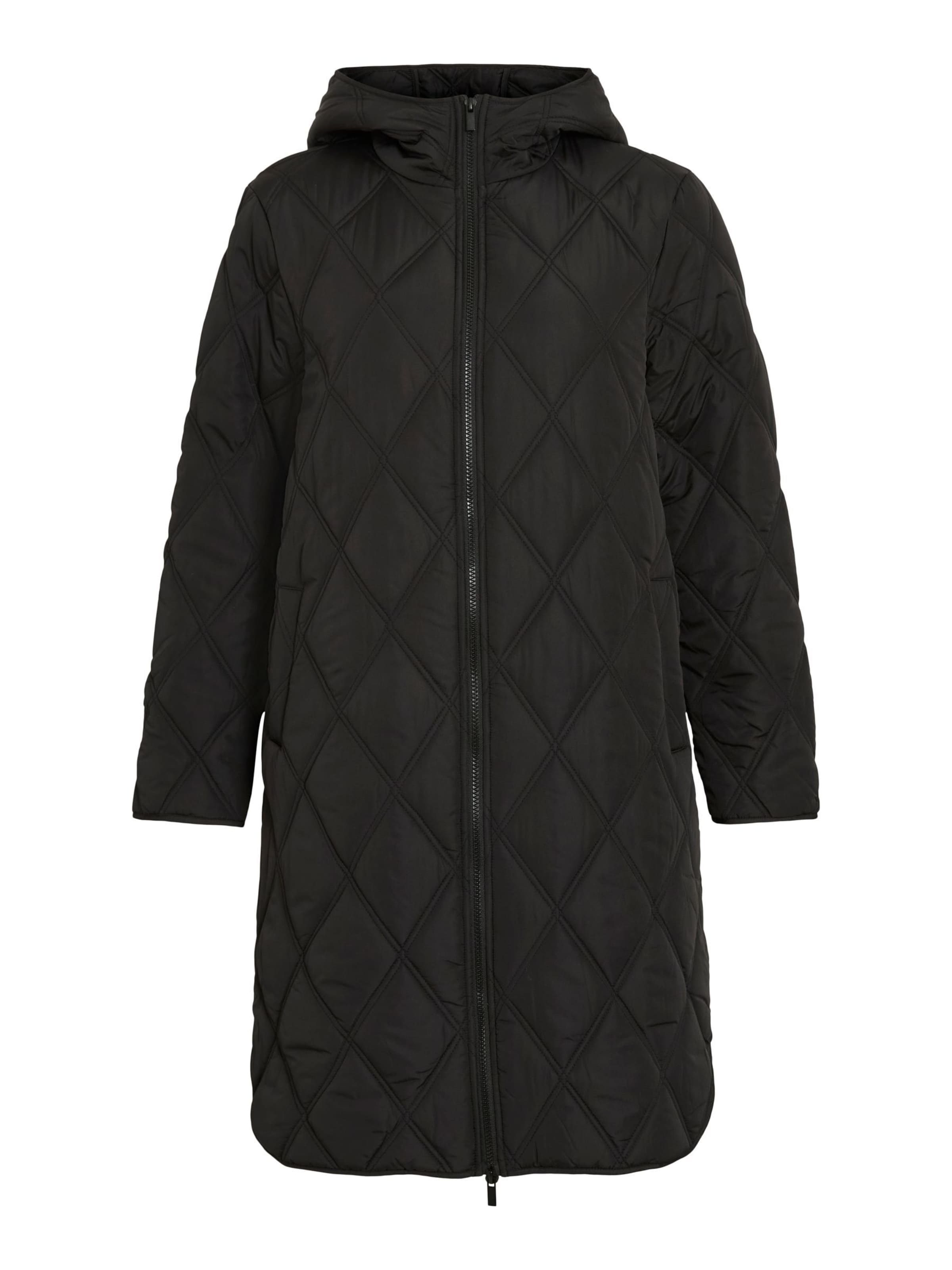 VILA Overgangsfrakke i sort: forside