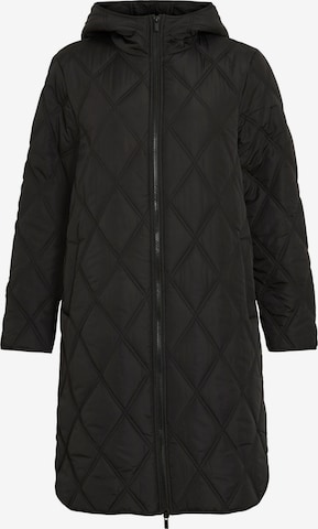 Manteau mi-saison VILA en noir : devant