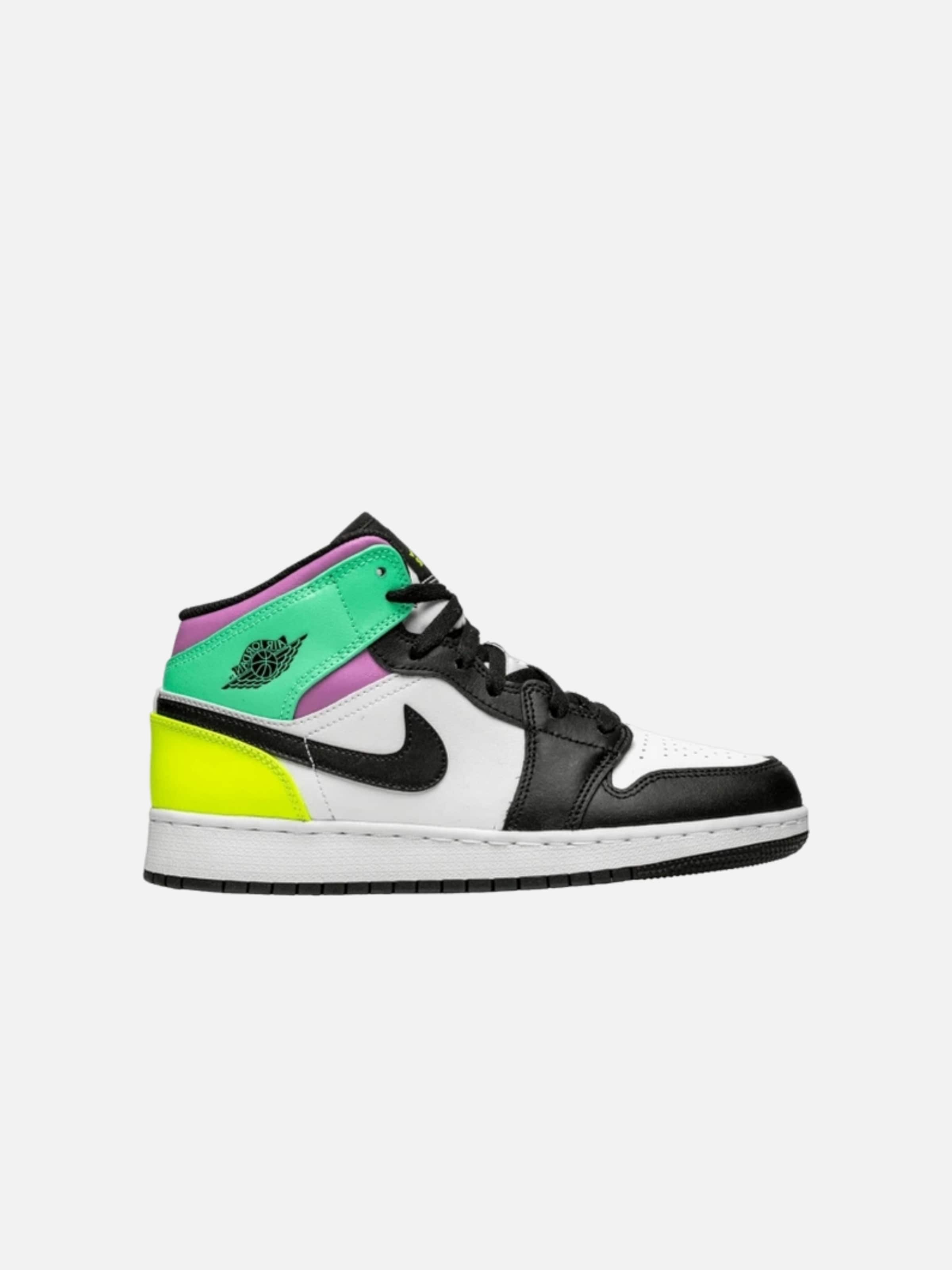 Jordan High-top trainers 'Air 1 Mid Pastel Black Toe' in Yellow, Item view