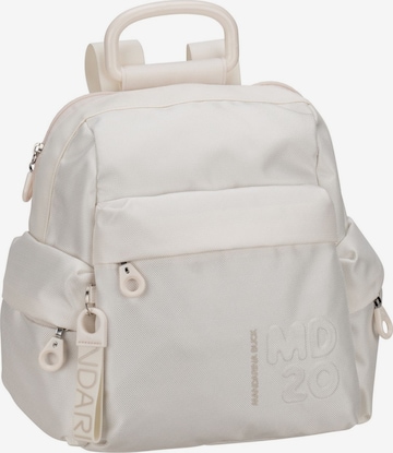 MANDARINA DUCK Backpack in White: front