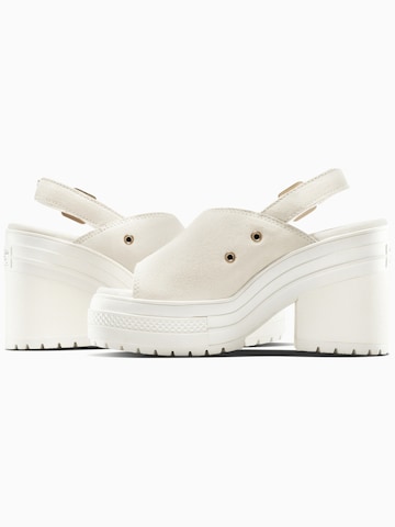 CONVERSE - Sandalias 'Converse Chuck 70 De Luxe Heel Mule' en beige