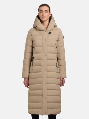 khujo Wintermantel 'Teiva' in Beige: voorkant