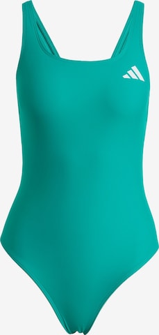 ADIDAS PERFORMANCE Sports swimsuit 'Ess' in Green: front