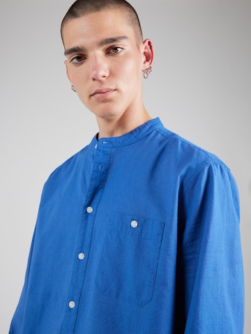 BLEND Regular fit Button Up Shirt in Blue