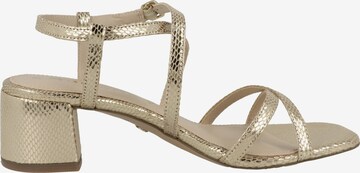 TAMARIS Strap Sandals in Gold