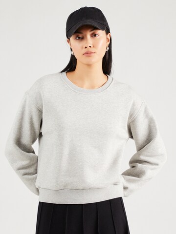 Sweat-shirt NÜMPH en gris : devant