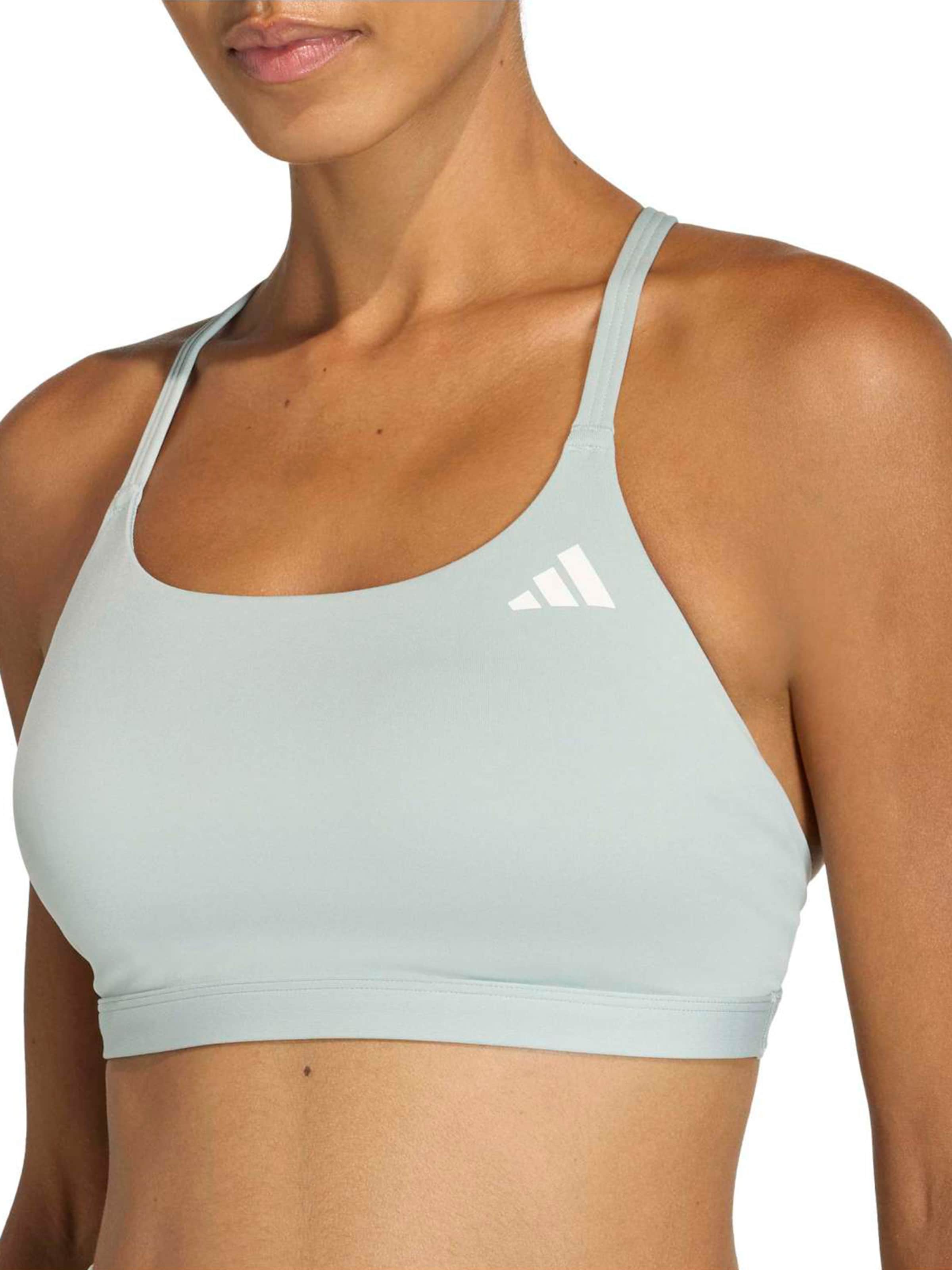 ADIDAS PERFORMANCE Bustier Sport-BH 'OPT ESS' in Grün