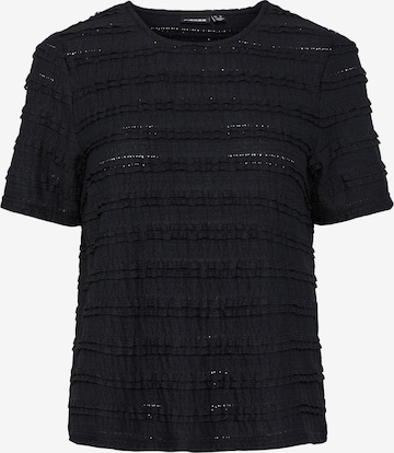 T-shirt 'PCAnine' PIECES en noir : devant