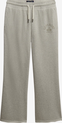 Superdry Broek 'Essentials' in Grijs: voorkant