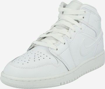 Jordan Sneaker 'Air Jordan 1 Mid' i vit: framsida