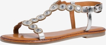 TAMARIS Strap Sandals in Silver: front