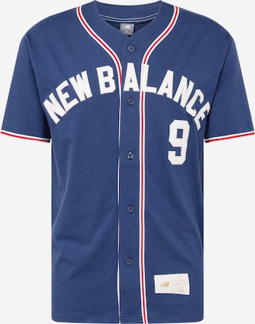 new balance - Regular Fit Camisa 'Sportswear Greatest Hits' em azul: frente