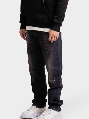 Richesse Regular Jeans 'BULLET BLACK BAGGY JEANS' in Grey